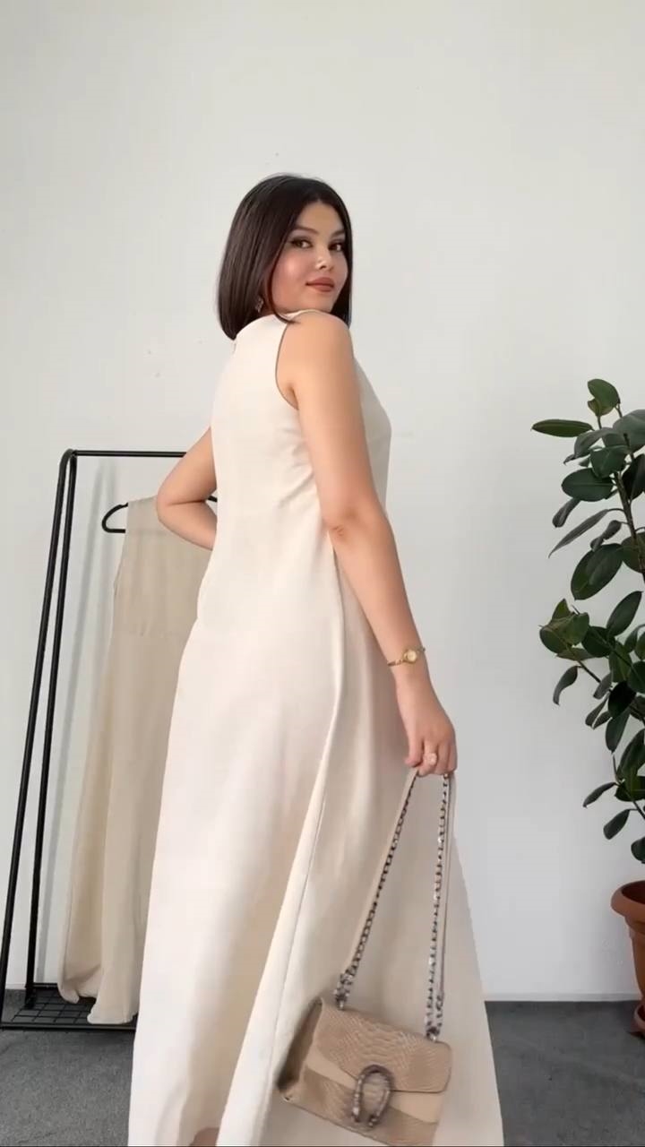 Вишукана лляна сукня